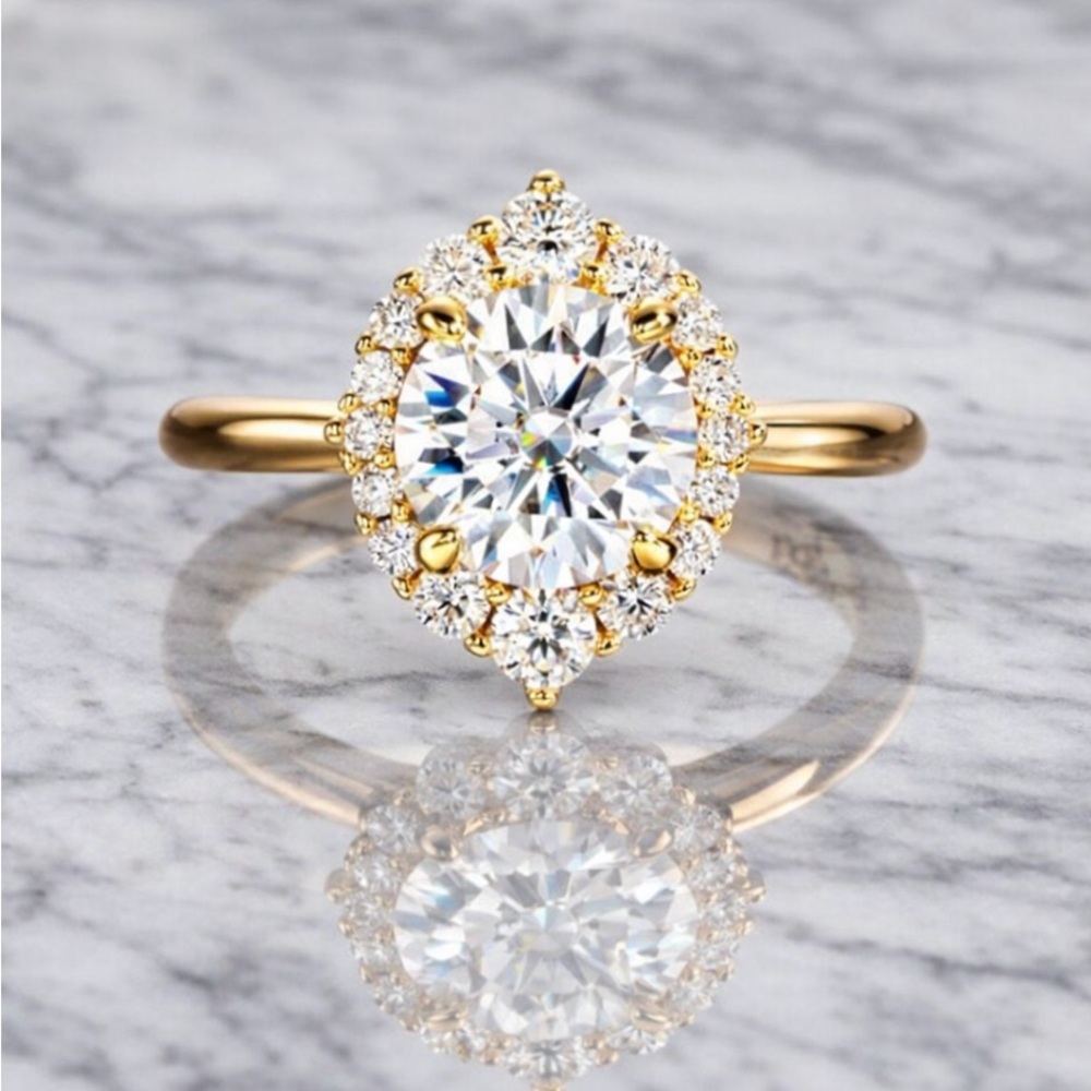 “Carter” Lab Ring Gold - Picture 3 of 3